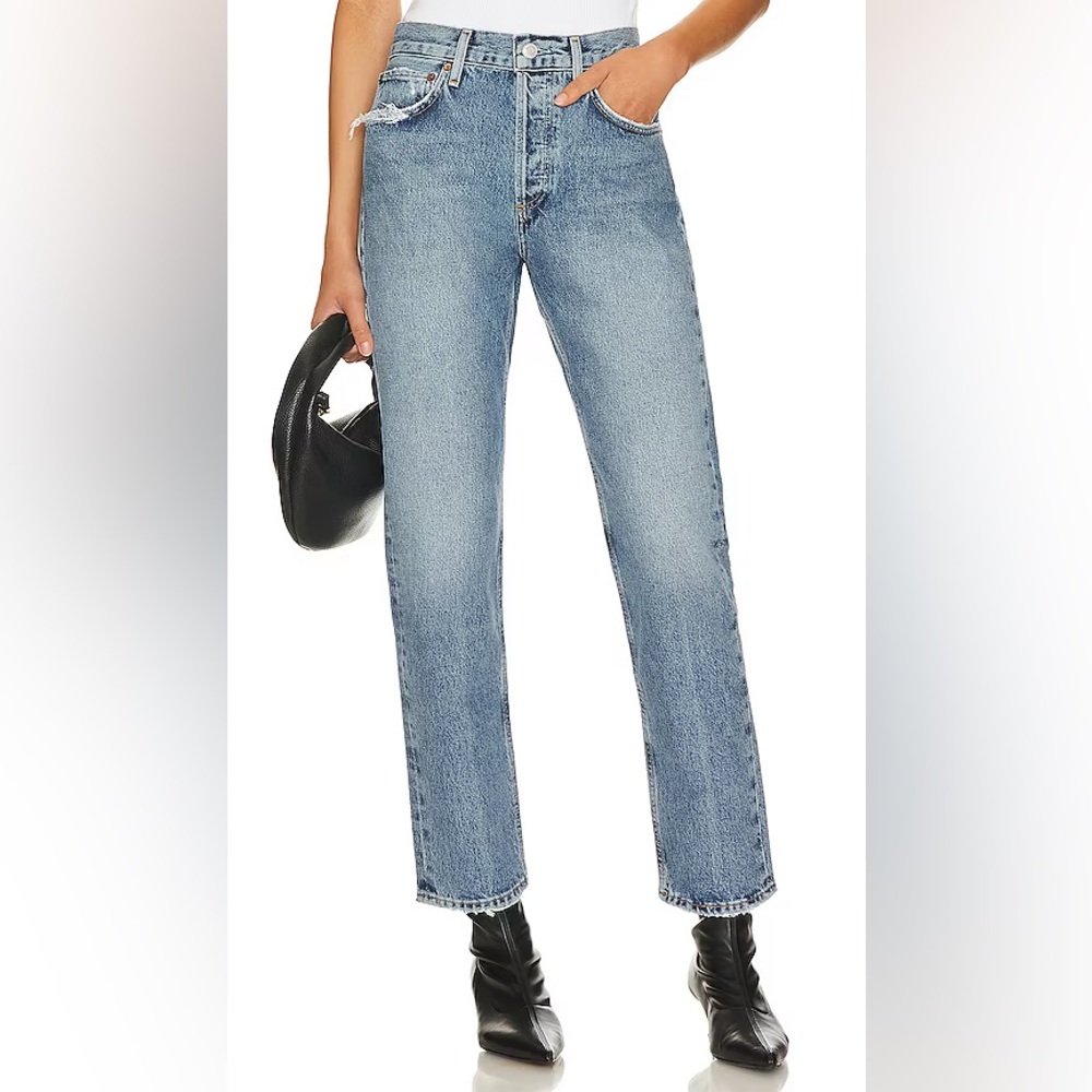 NWT AGOLDE Parker Long Jean in Invention
